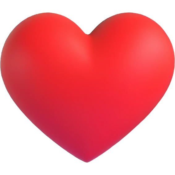 red heart emoji