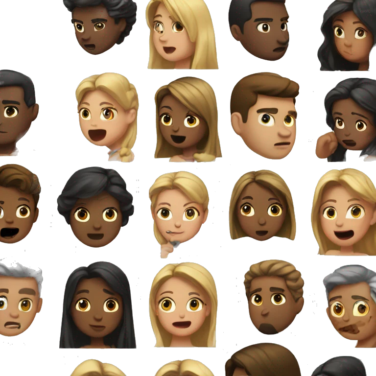 😡 + 🥰 emoji