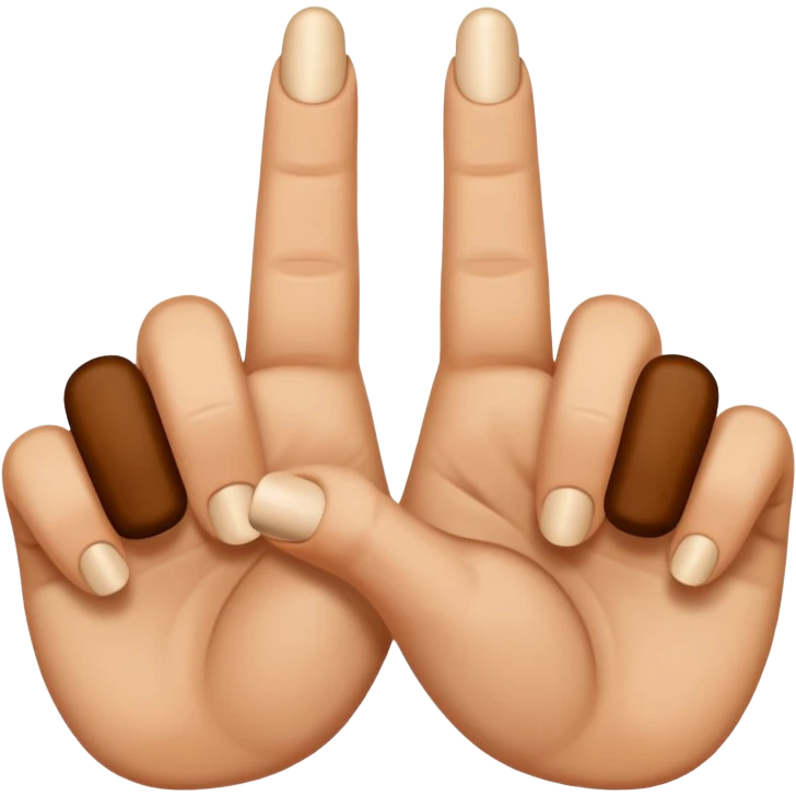 Two finger innit emoji