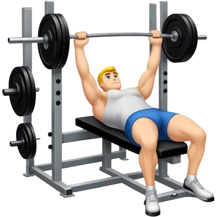 close-grip flat-benchpress emoji
