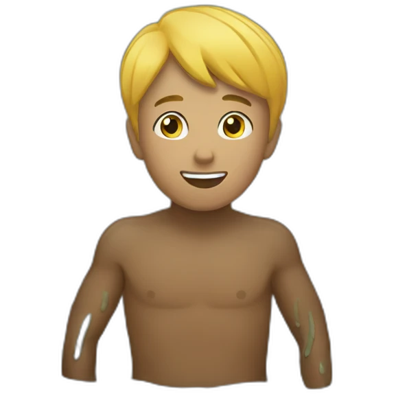 Getting in the mud emoji