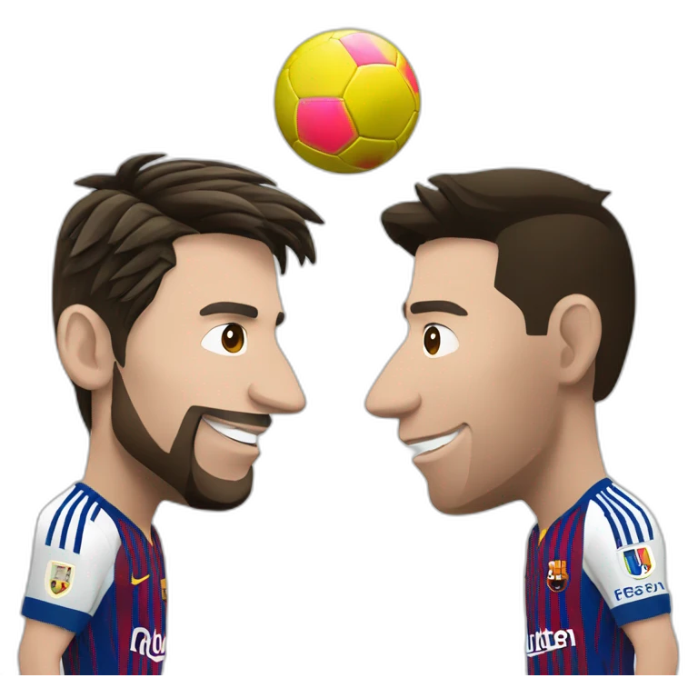 messi vs cristiano emoji