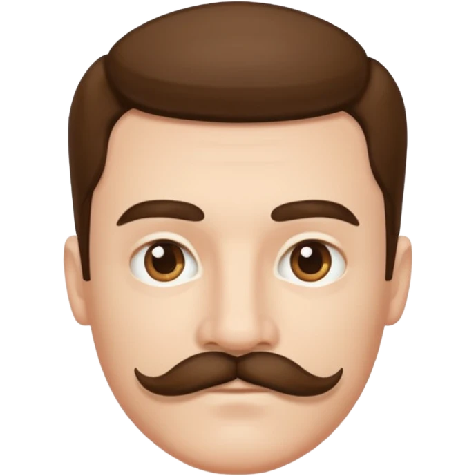Adolf Hitler moustache carré  emoji