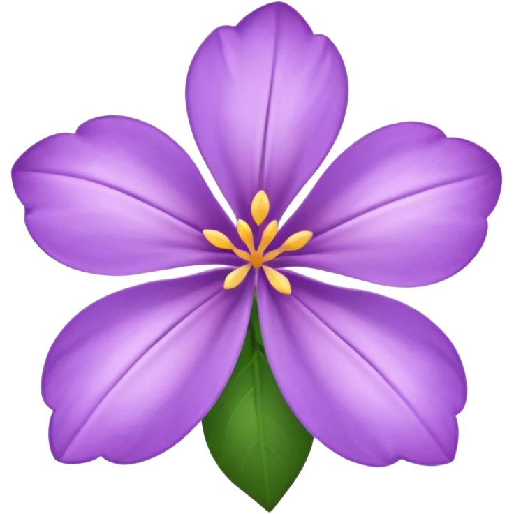 Hyperrealistic lilac flower emoji