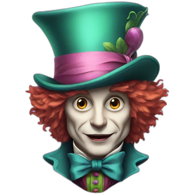 Mad hatter emoji