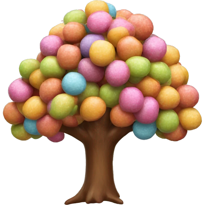 arbol de dulces emoji