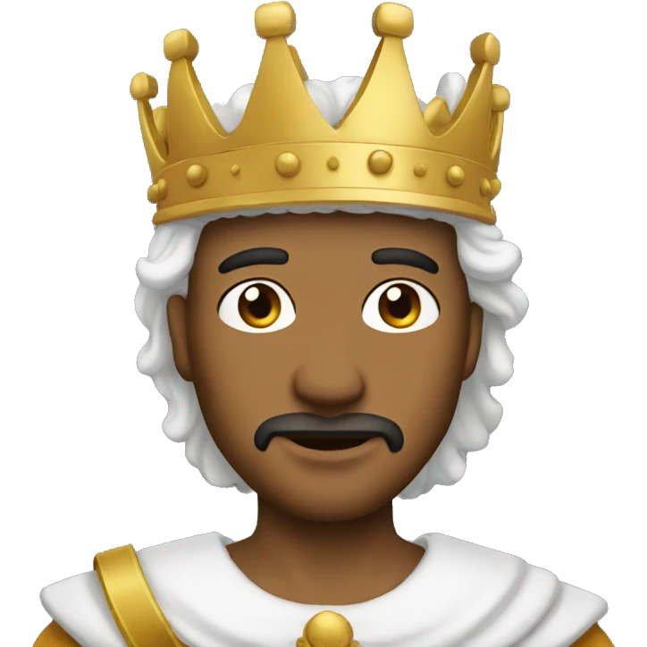 king WHITE emoji