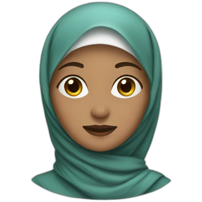 Woman with hijab emoji