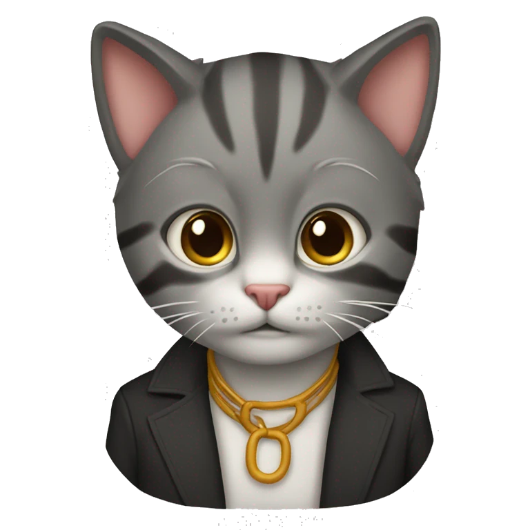 Кошка с очками emoji