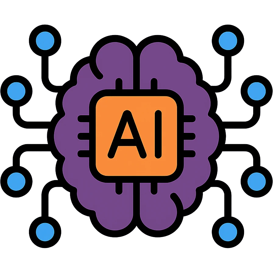 AI neural network icon emoji