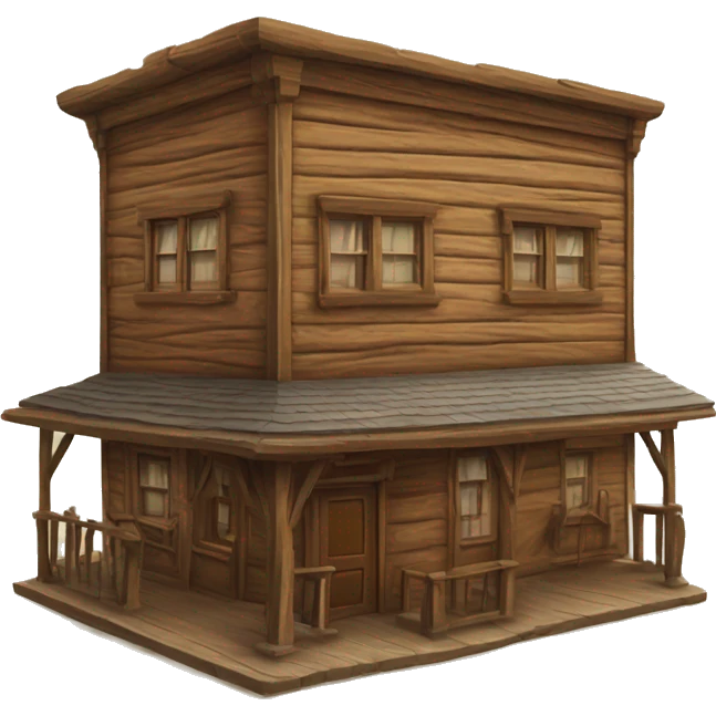 Western saloon building  emoji