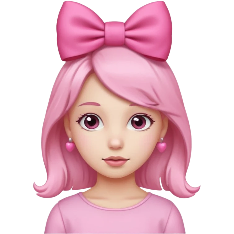 Pink girl emoji