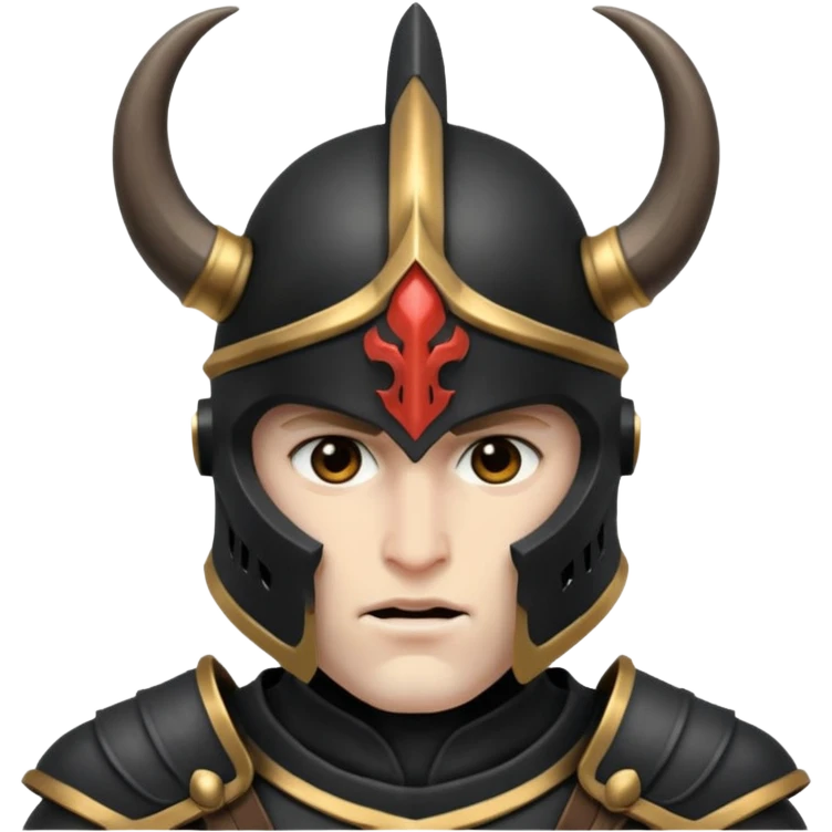 ares god of war black armour horned helmet emoji