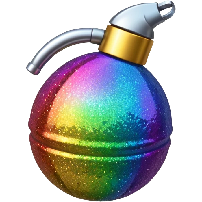 glitter grenade emoji