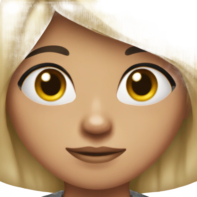 The hiperpigmemtation girl emoji