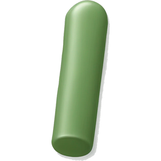 sage green wax stick emoji