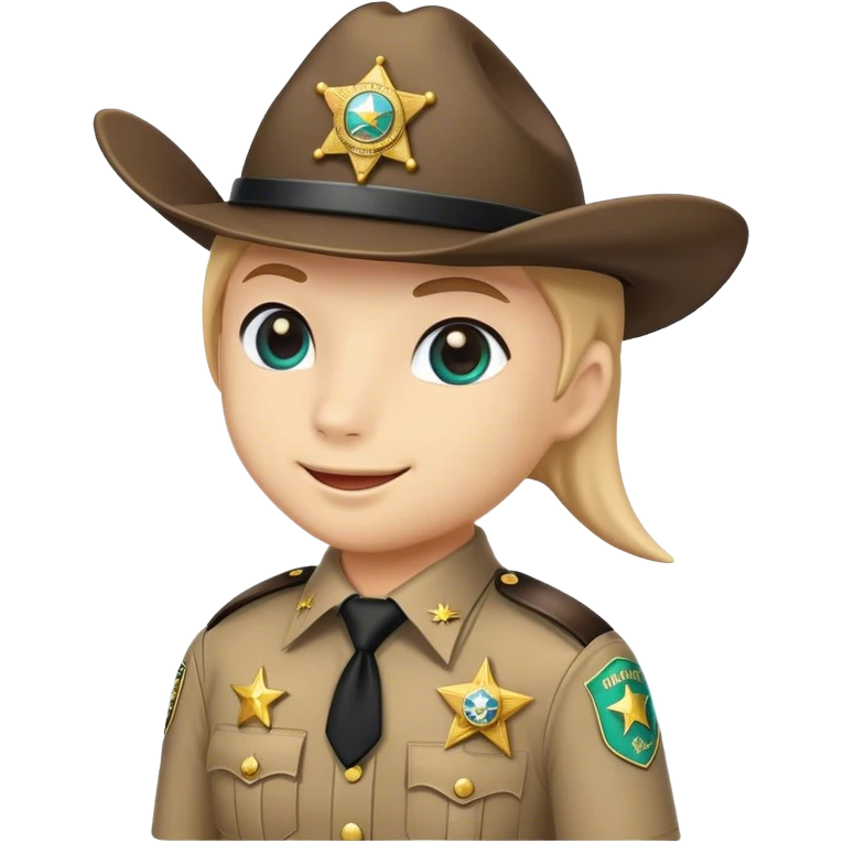 dolphin in sheriff attire with badge emoji