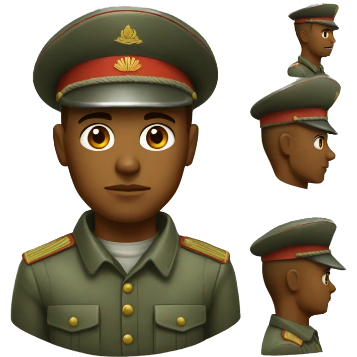 ussr soldier serious  emoji