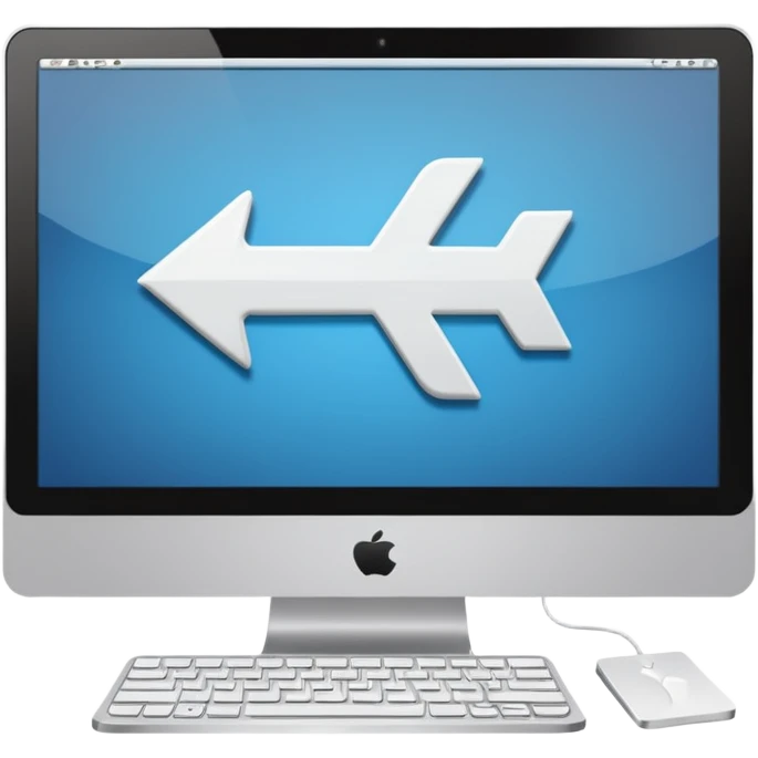 the cursor on the computer emoji