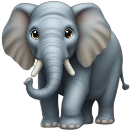 Éléphant sur une abeille emoji