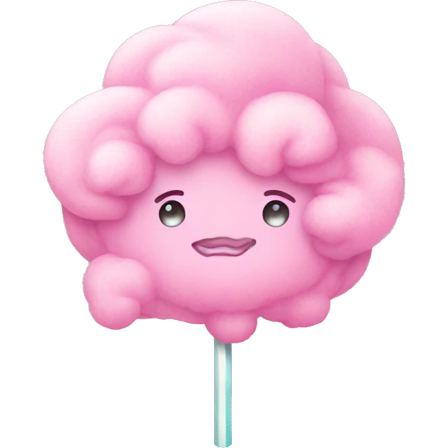 pink cottoncandy emoji