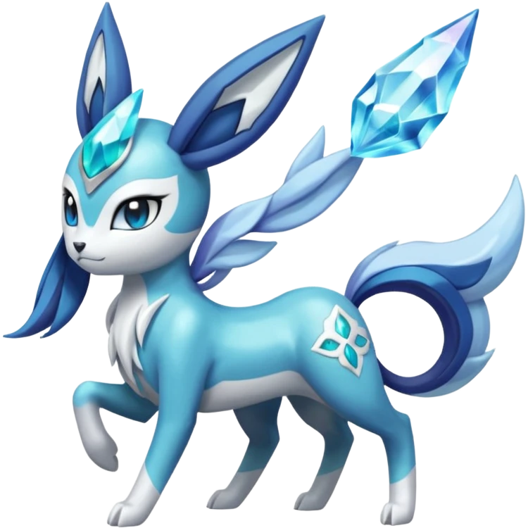 Meloetta-Glaceon-Amaura-Dialga-Suicune-fusion emoji