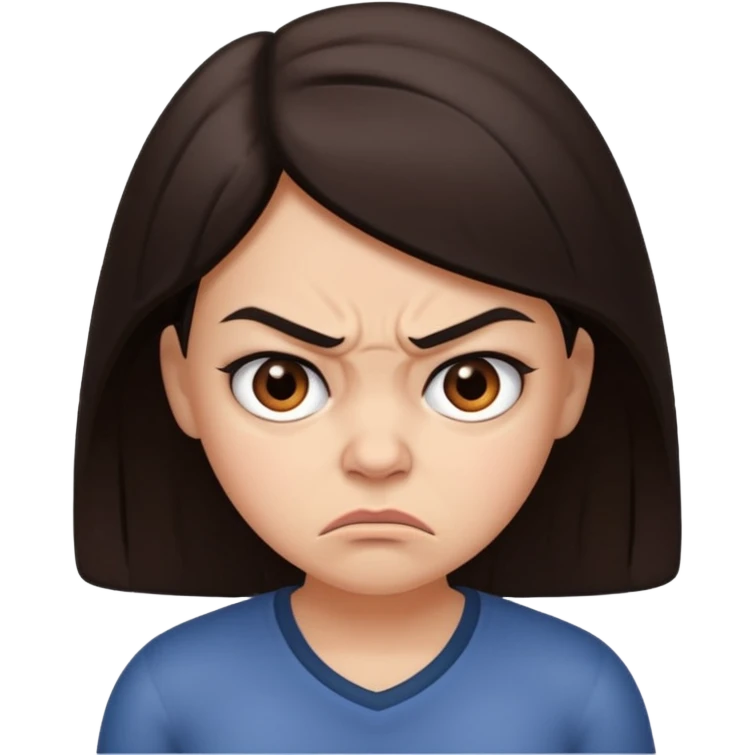  little angry woman emoji