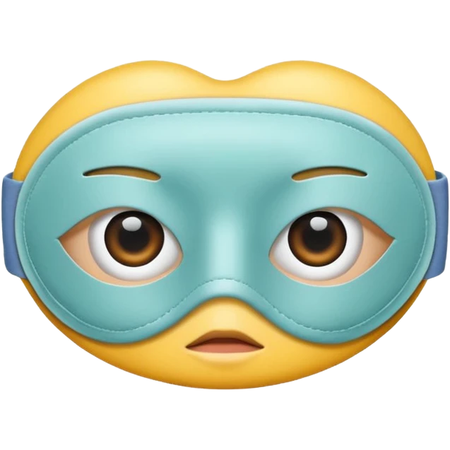 Clinique eye mask emoji
