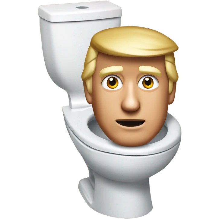 skibidi toilet donald trump emoji