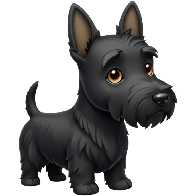 Scottish terrier dog emoji