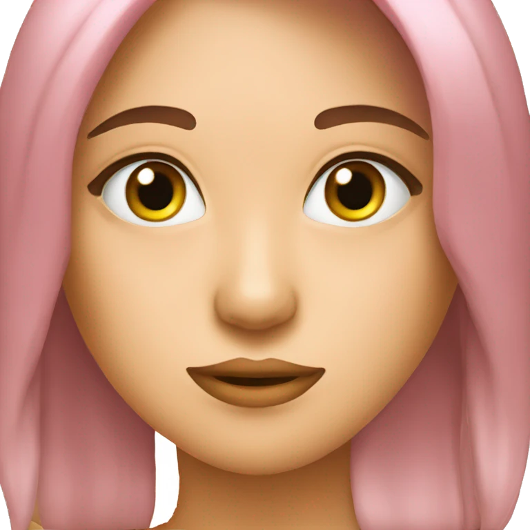 Chica pelirroja con ojos verdes emoji