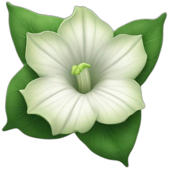 Moonflower emoji