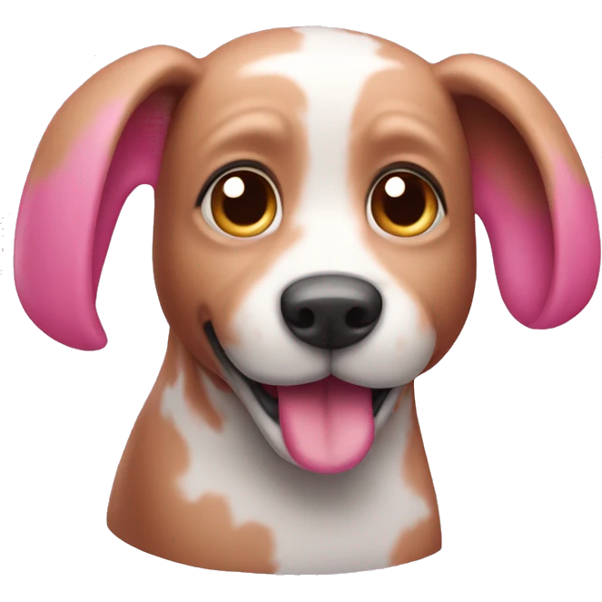 Pink ballon dog  emoji