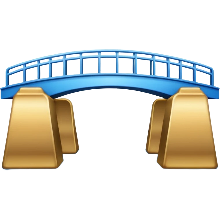 bridge icon with water emoji