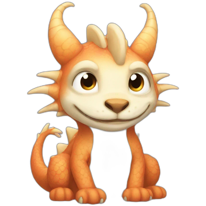Furry dragon emoji