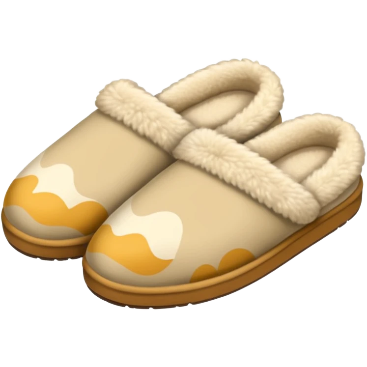 cozy slippers emoji