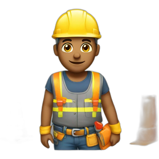 Construction worker emoji