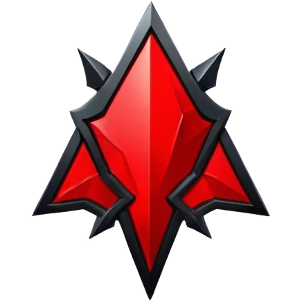 red and black chaos shards legion emblem emoji