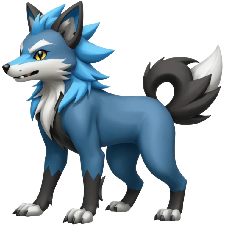 Obstagoon-Manectric-Luxray-Lycanroc-fusion emoji