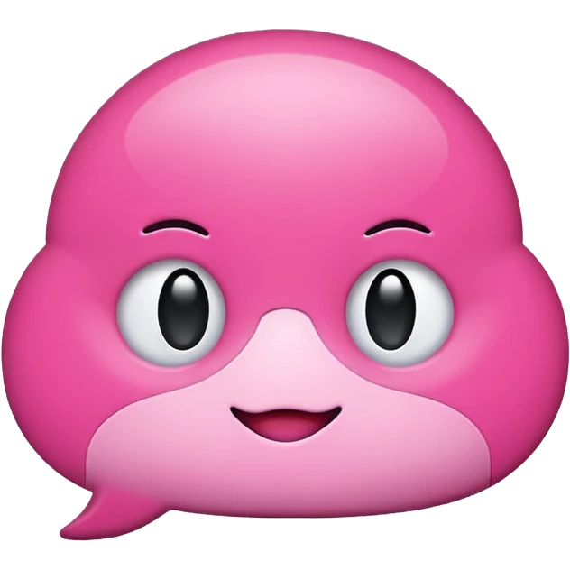 pink chat gpt ai app logo emoji