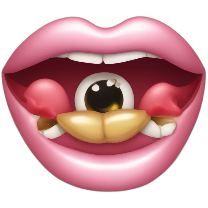 Bisous sur la bouche emoji