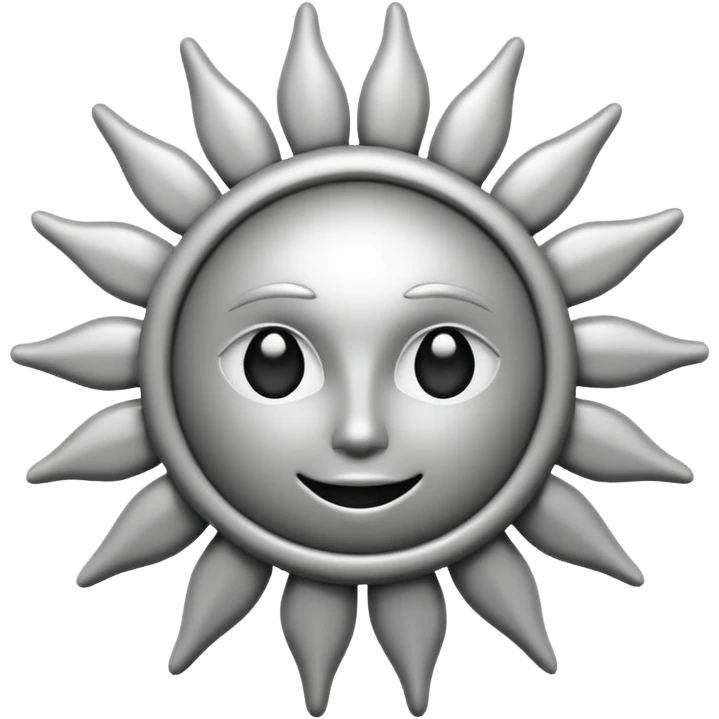 ☀️🤍🖤 emoji