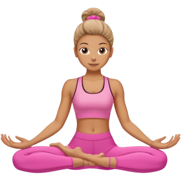 pink pilates emoji