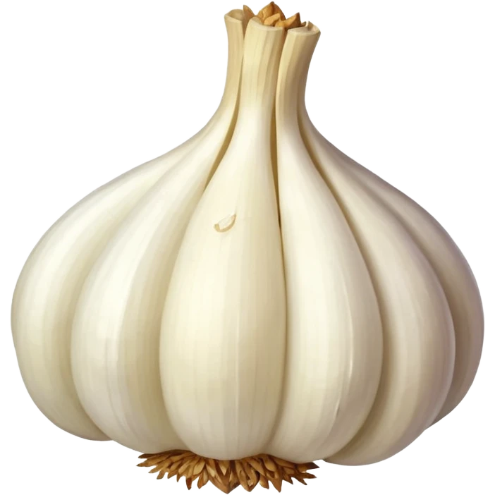 minced garlic emoji - garlic clove with minced garlic at one side emoji