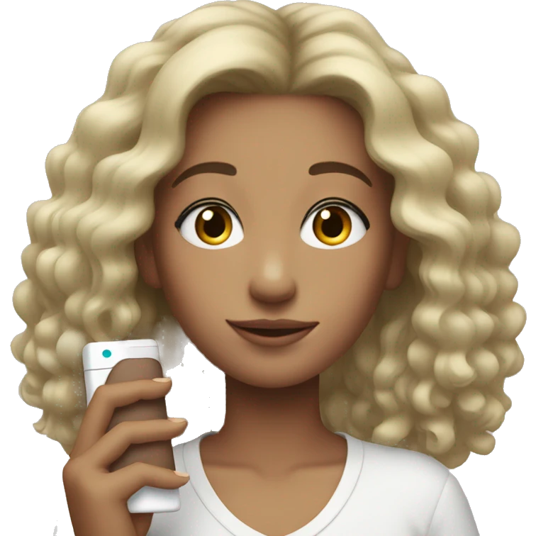 Girl with iqos emoji