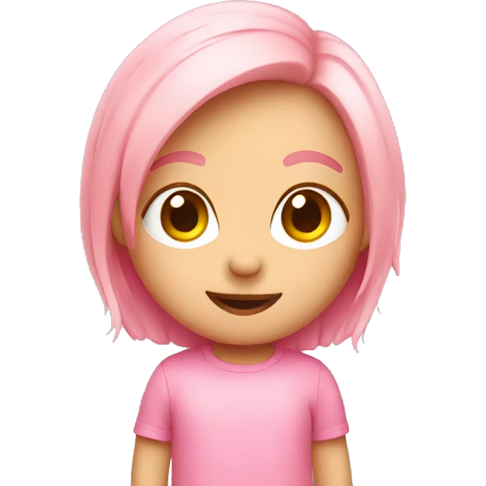 cute pink emoji emoji