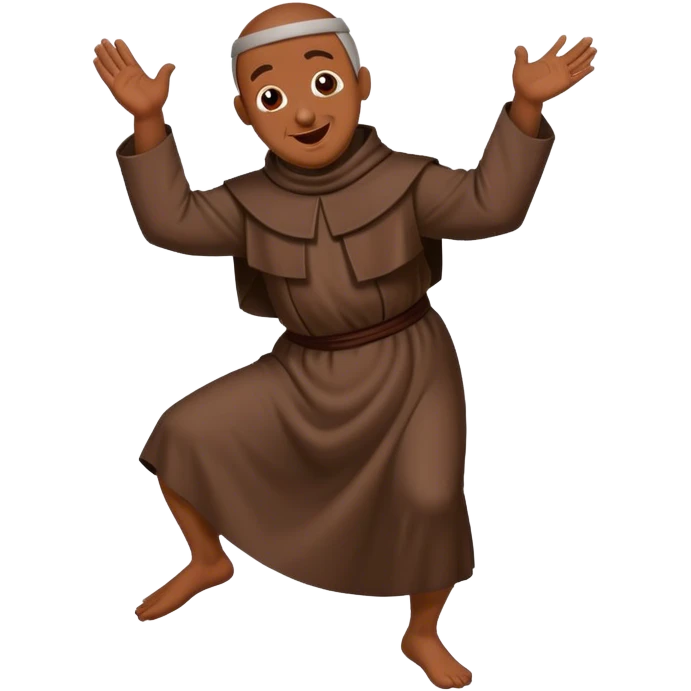 Dancing friar  emoji