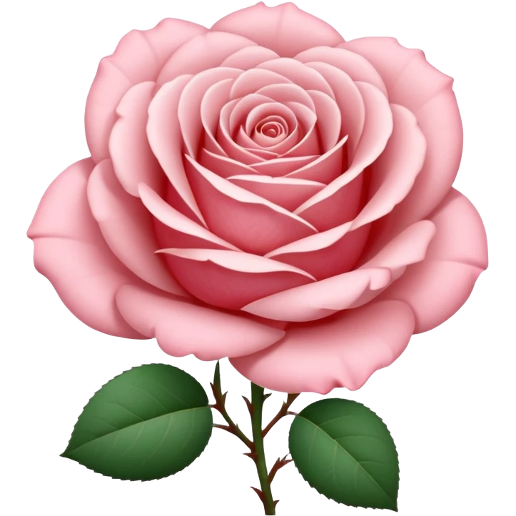 rose shape flower, no stem, no leaves, no green, now make THE FLOWER WHITE emoji