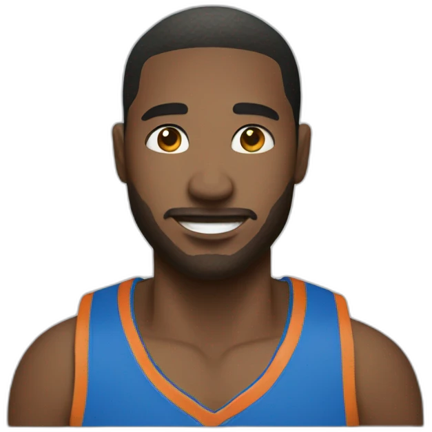 blue basketball emoji