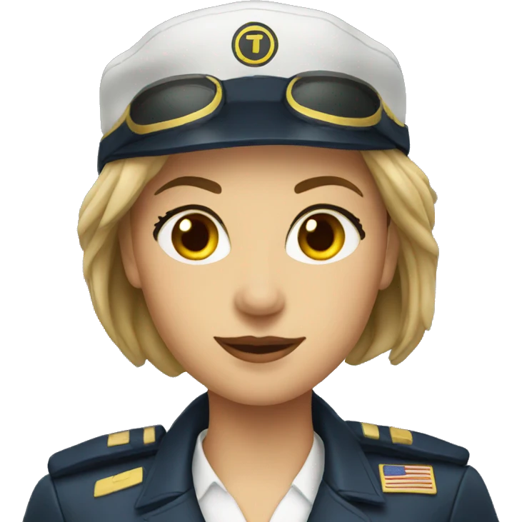 Women pilot emoji